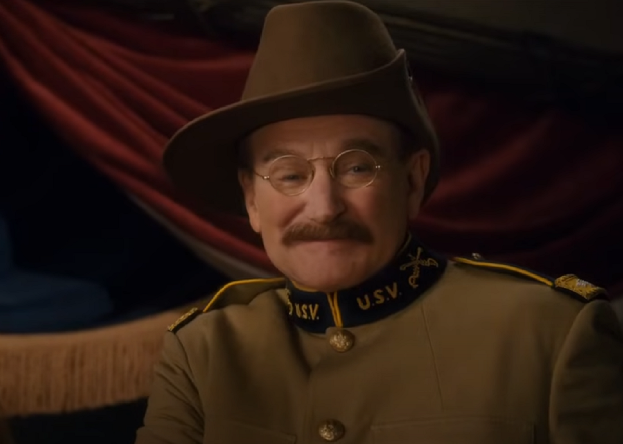 Screenshot of Robin Williams from the movie Night at the Museum: Secret of the Tomb (2014)