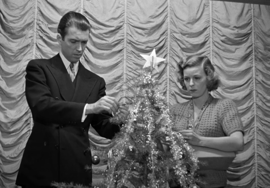 A visually captivating still taken from a pivotal moment in the film The Shop Around the Corner (1940)