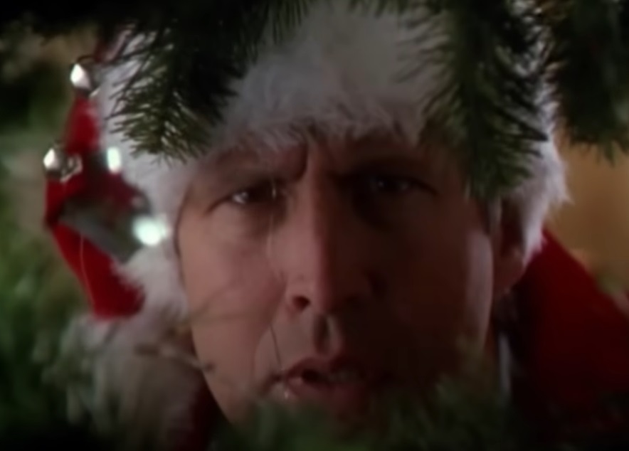 A visually captivating still taken from a pivotal moment in the film National Lampoon's Christmas Vacation (1989)