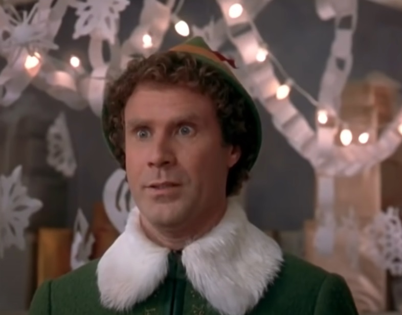 A visually captivating still taken from a pivotal moment in the animated film Elf (2003)