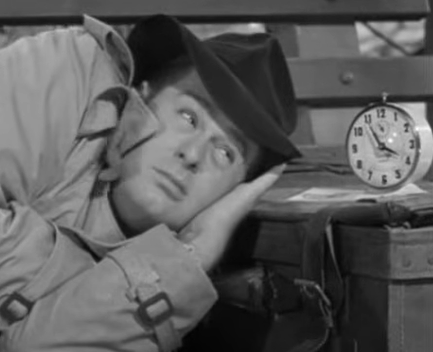 A visually captivating still taken from a pivotal moment in the film It Happened on 5th Avenue (1947)