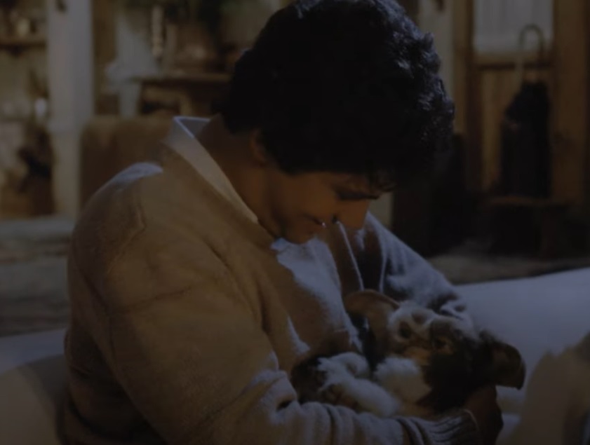 A visually captivating still taken from a pivotal moment in the film Gremlins (1984)