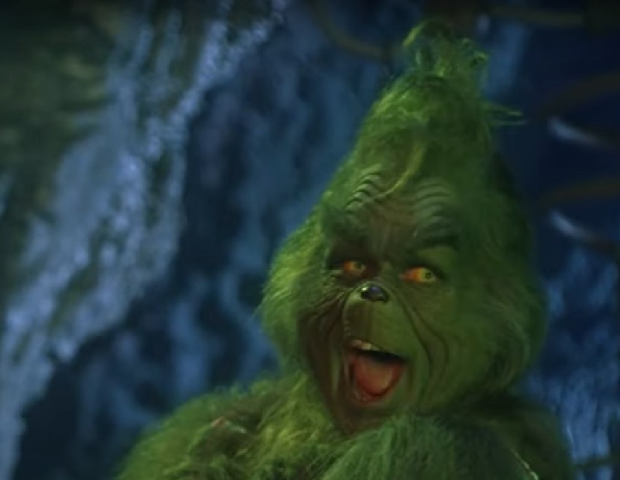 A visually captivating still taken from a pivotal moment in the film How the Grinch Stole Christmas (2000)