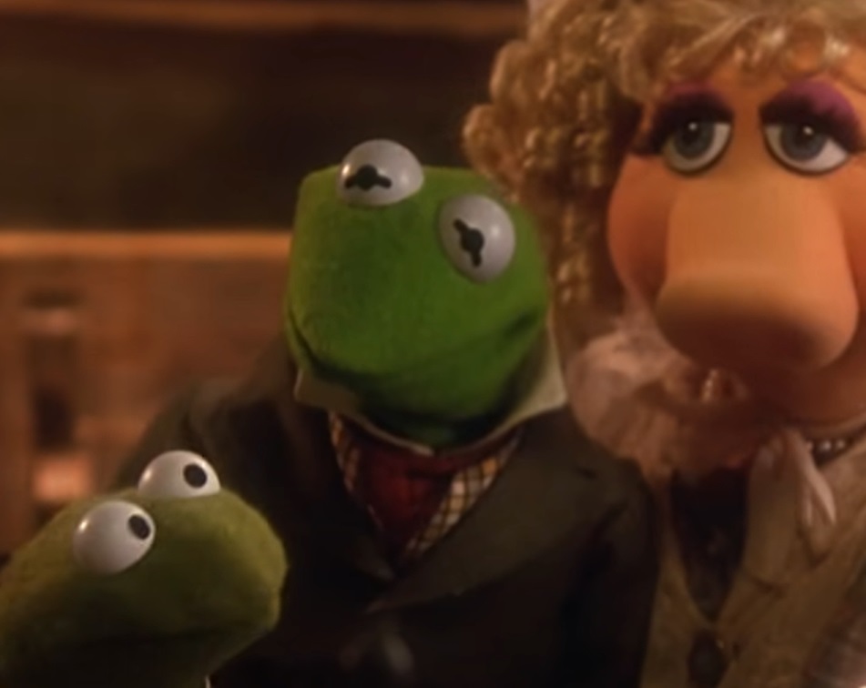 A visually captivating still taken from a pivotal moment in the film The Muppet Christmas Carol (1992)