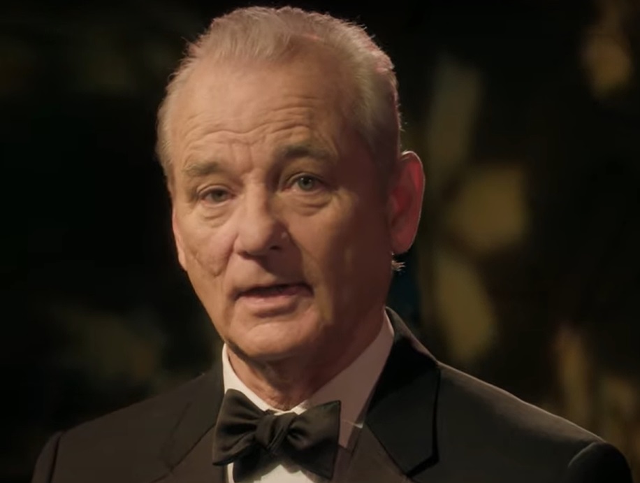 A visually captivating still taken from a pivotal moment in the film A Very Murray Christmas (2015)