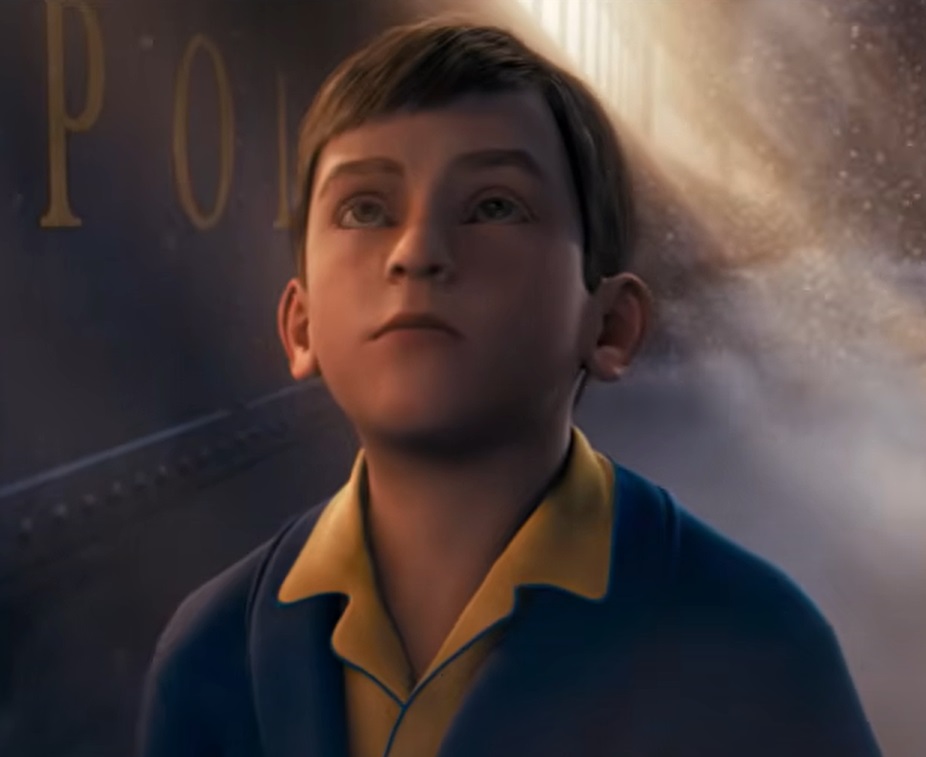 A visually captivating still taken from a pivotal moment in the animated film The Polar Express (2004)