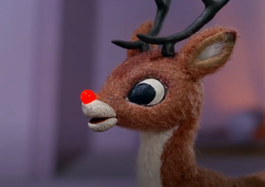 A visually captivating still taken from a pivotal moment in the animated film Rudolph the Red-Nosed Reindeer (1964)