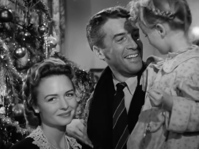 A visually captivating still taken from a pivotal moment in the film Wonderful Life (1946)