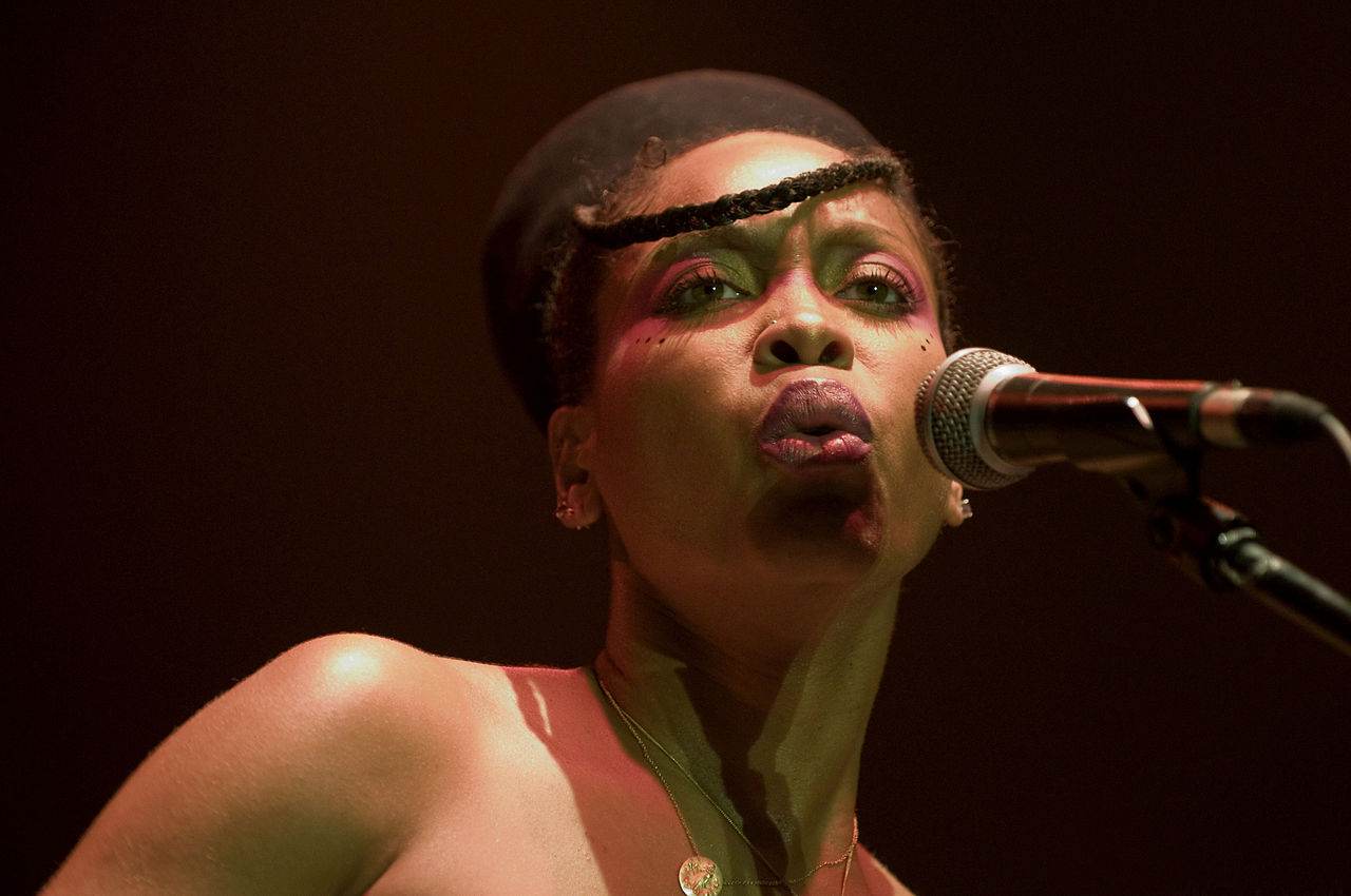 American singer-songwriter Erykah Badu