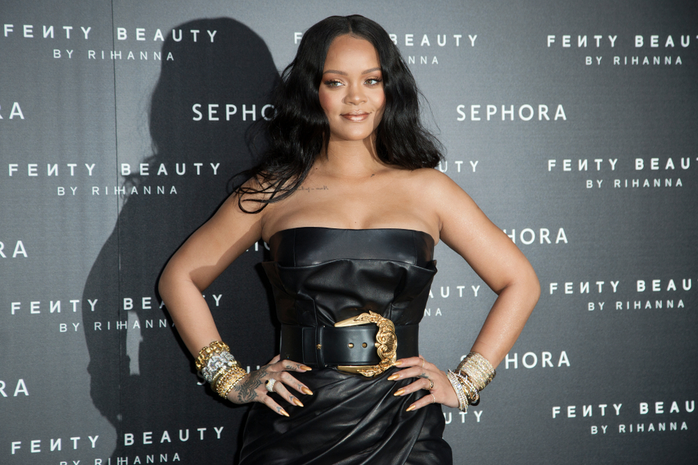 Rihanna attending Sephora Fenty Beauty
