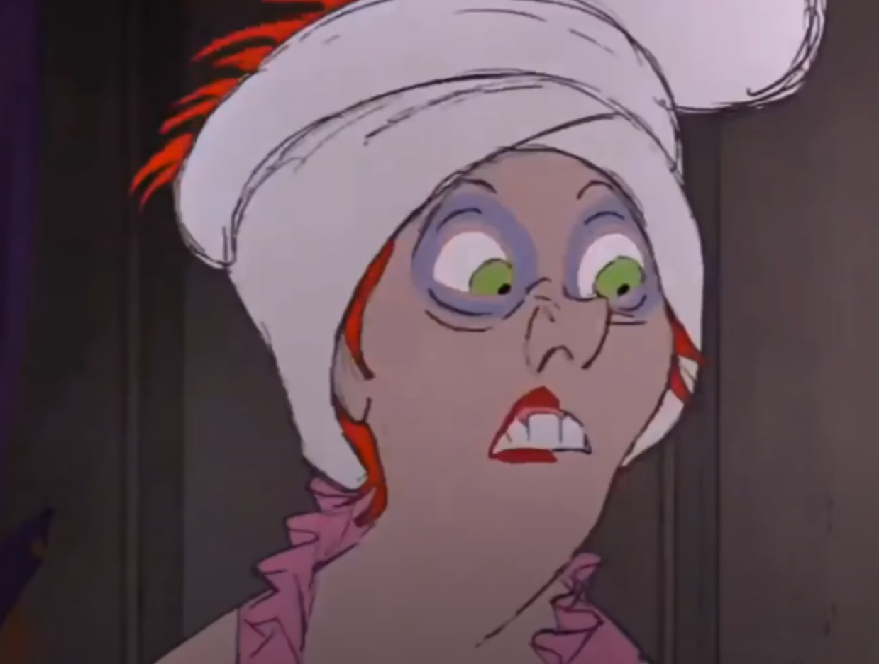 Screenshot of Madame Medusa from - The Rescuers (1977)