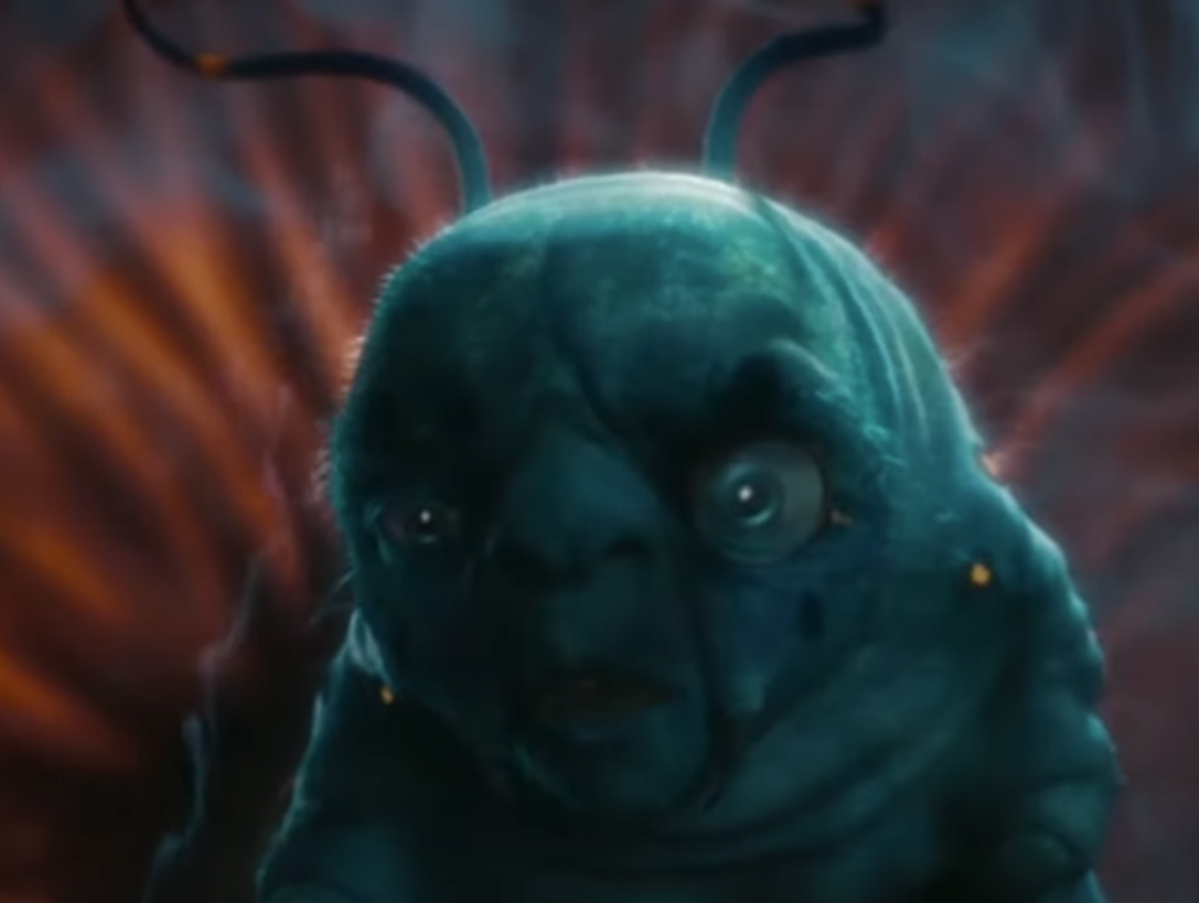 Screenshot of Absolem from - Alice In Wonderland (2010)