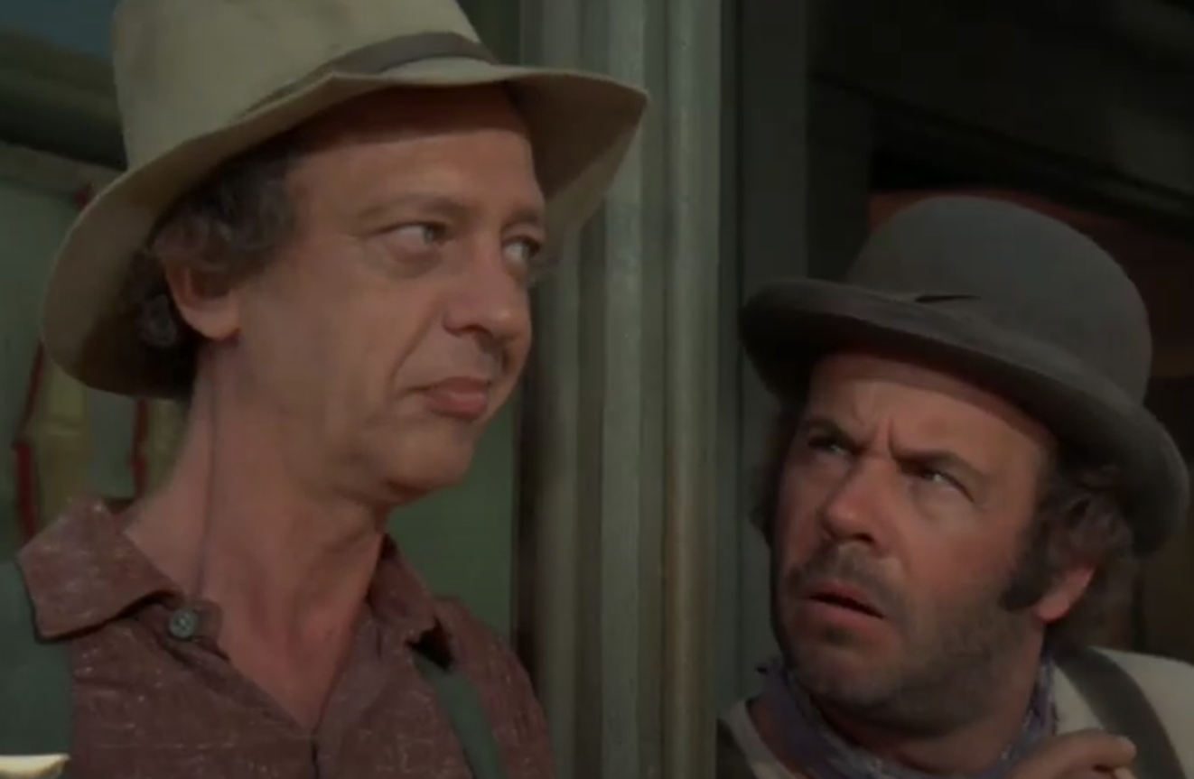 Screenshot of Theodore and Amos from - The Apple Dumpling Gang (1975)