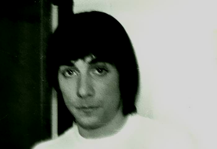 Keith Moon 1967 in white  t-shirt