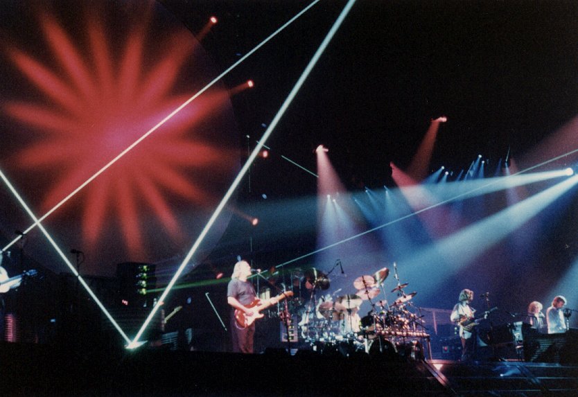 English Rock Band Pink Floyd performing live at Docklands Arena