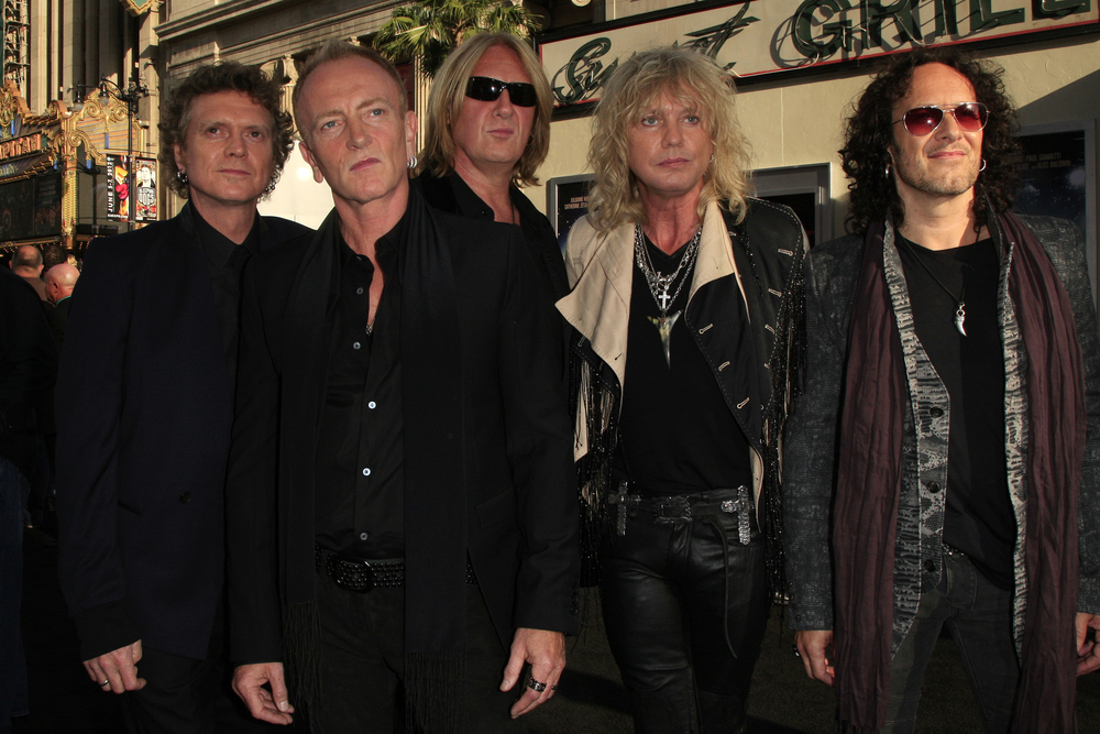 Def Leppard at the 'Rock of Ages' Los Angeles premiere