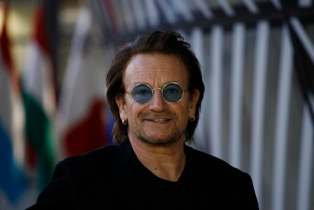 Portrait Photo of Bono at European Council headquarters