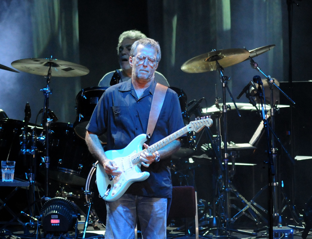 Eric Clapton in concert in Rio de Janeiro, at HSBC Arena