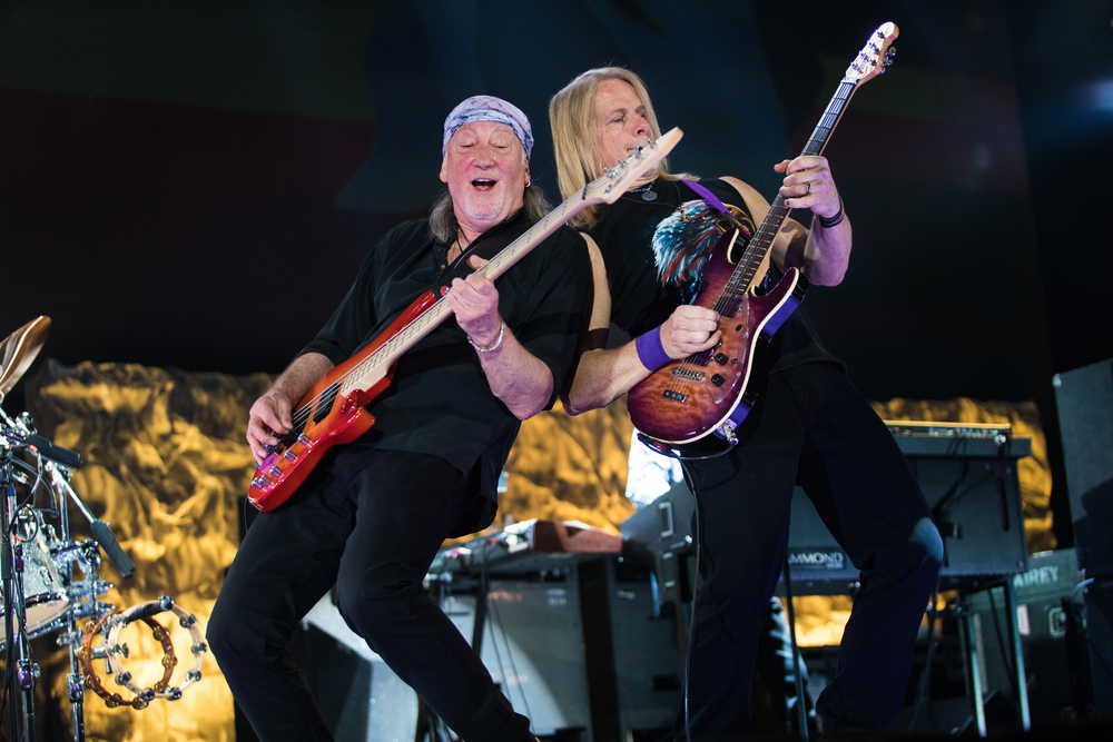 Deep Purple performing during their The Long Goodbye tour
