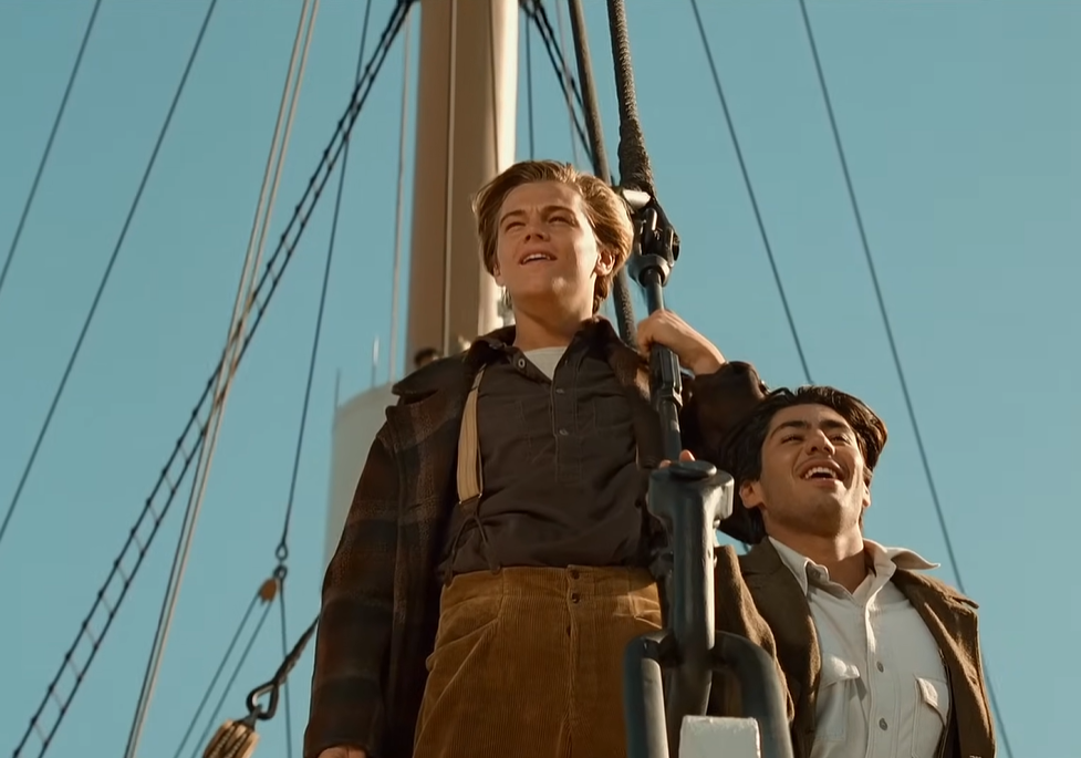 Screenshot from the movie Titanic (1997)