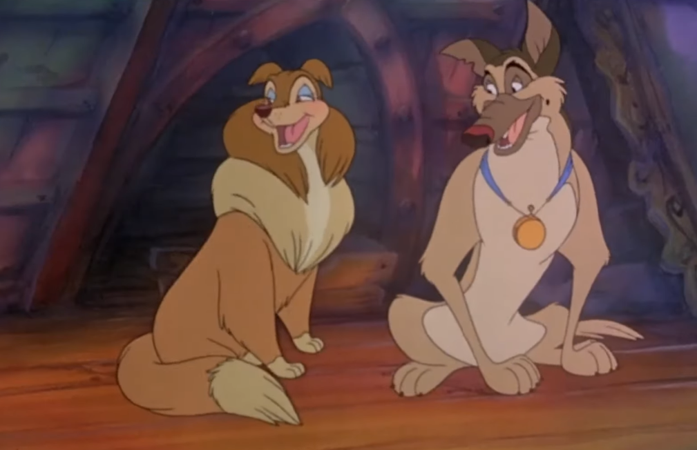 Screenshot from the movie All Dogs Go to Heaven (1989)