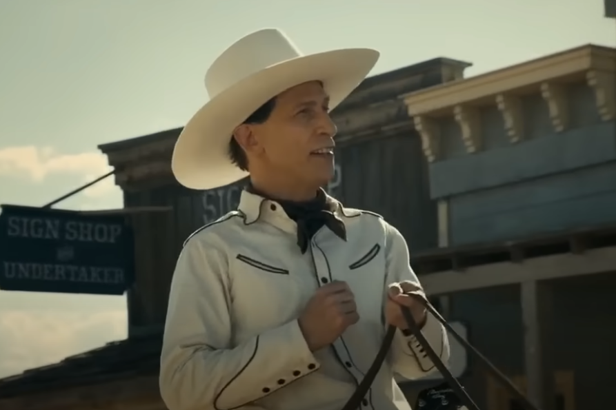 Screenshot of the movie The Ballad of Buster Scruggs