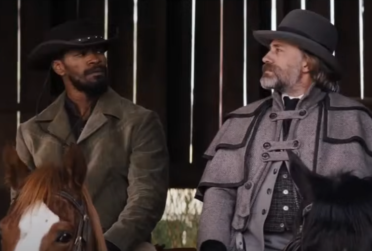 Screenshot of the movie Django Unchained