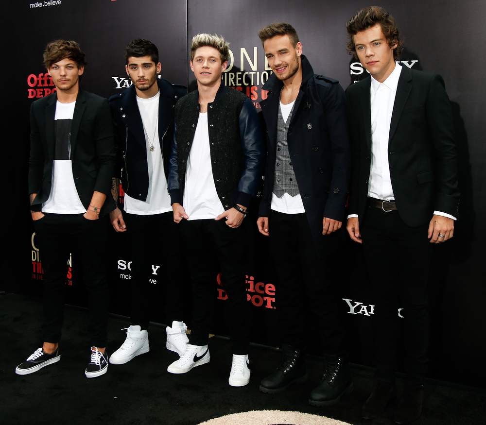 One Direction at 'One Direction:This Is Us' premiere at Ziegfeld Theater