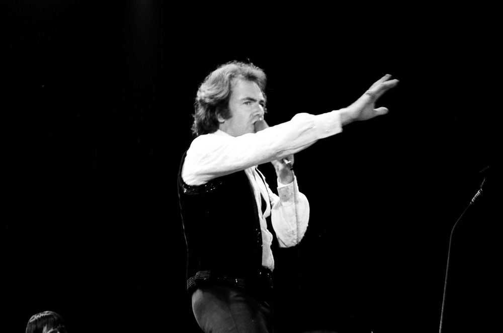 Neil Diamond performs at the San Diego Sports Arena