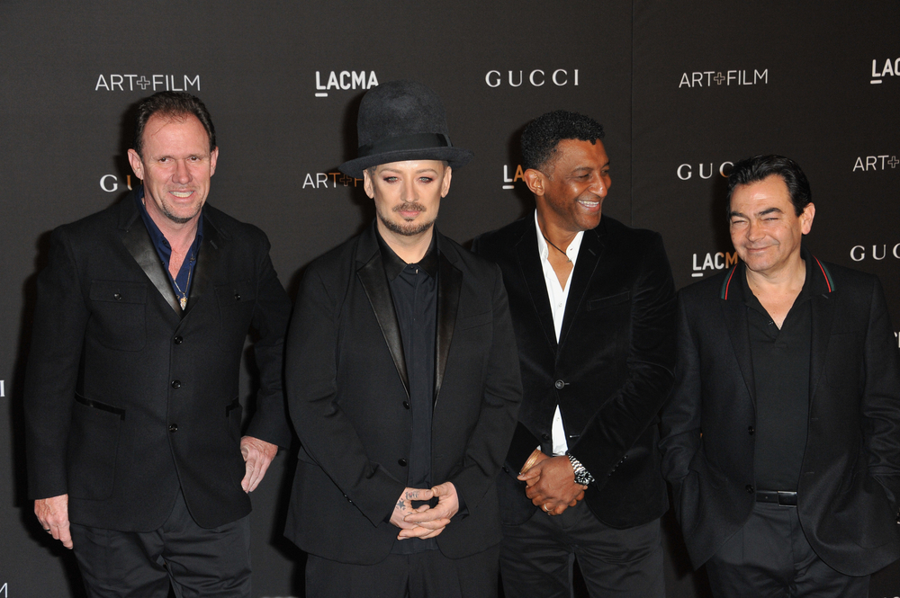 Boy George & his band Culture Club at the 2014 LACMA Art+Film Gala