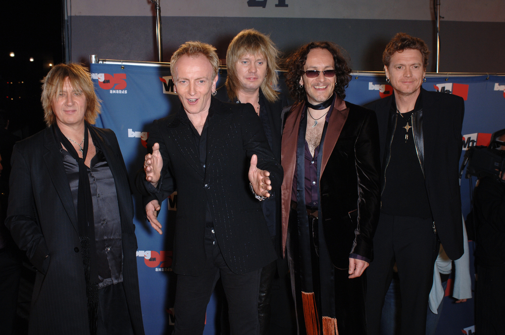 Rock group Def Leppard at the VH1 Big in 05 Awards