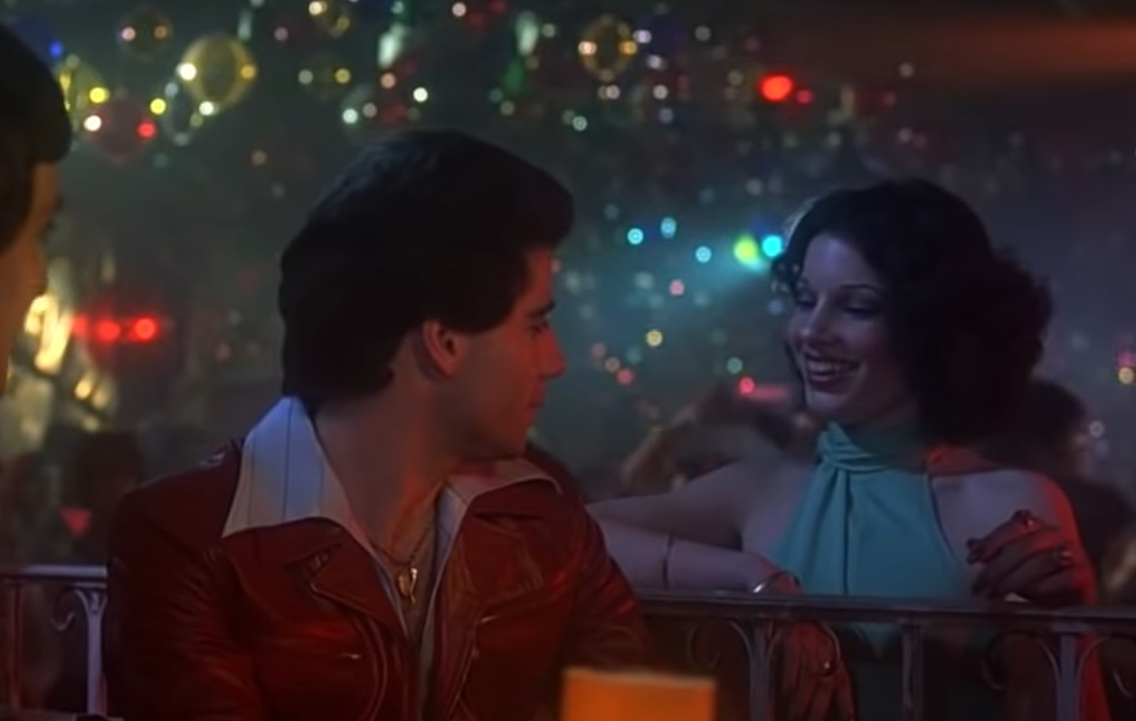 A screenshot of the movie Saturday Night Fever
