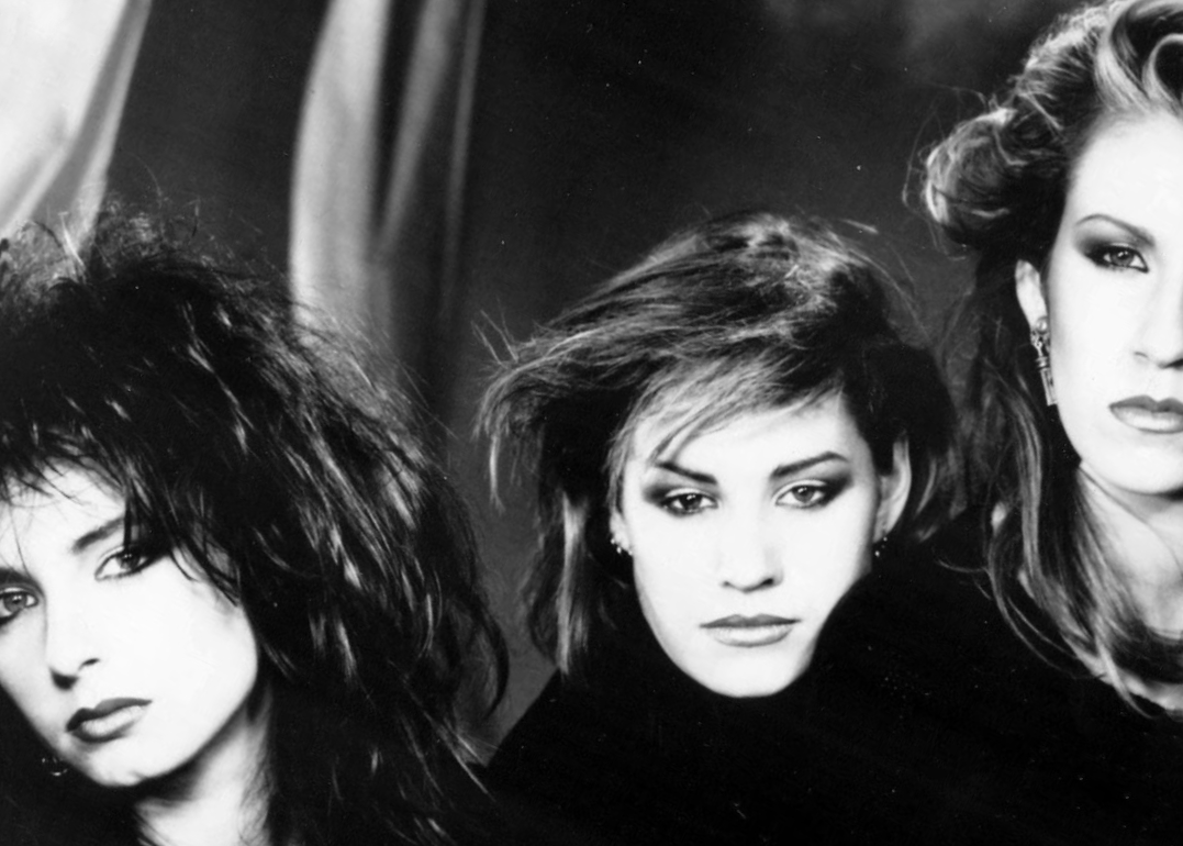 Musical trio Bananarama in 1984