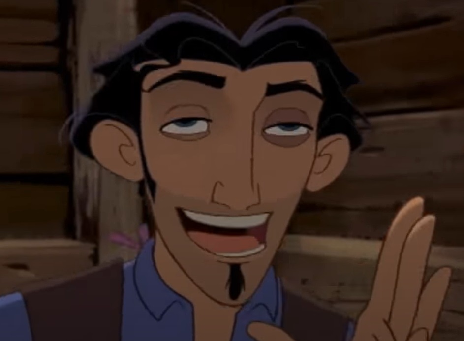 Screenshot from the film The Road to El Dorado (2000)