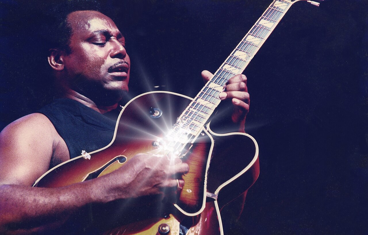American jazz fusion singer George Benson