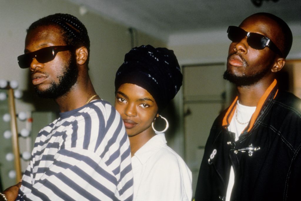 Hip hop group the Fugees in 1993
