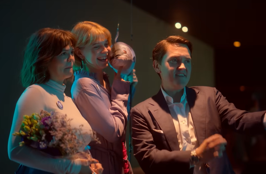 Screenshot from the TV series Billionaire Island 2024-