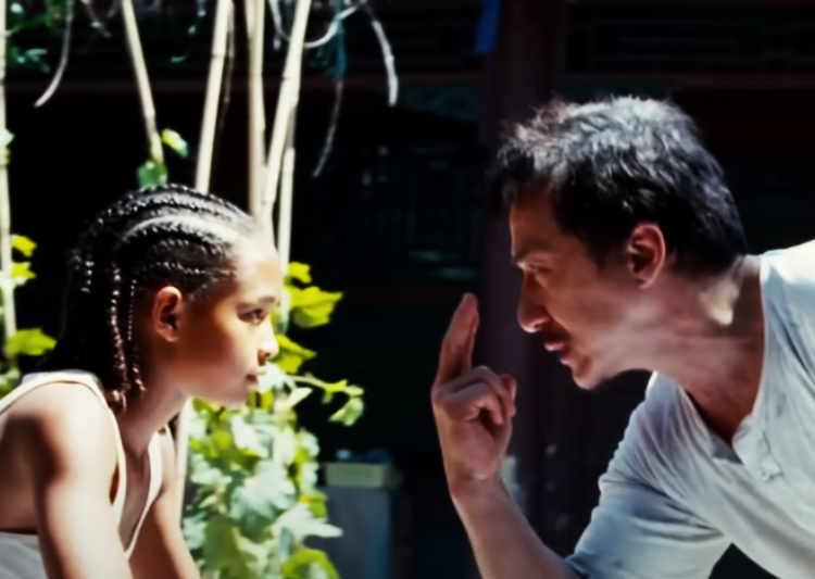 Screenshot of the movie The Karate Kid