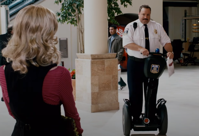Screenshot of the movie Paul Blart: Mall Cop