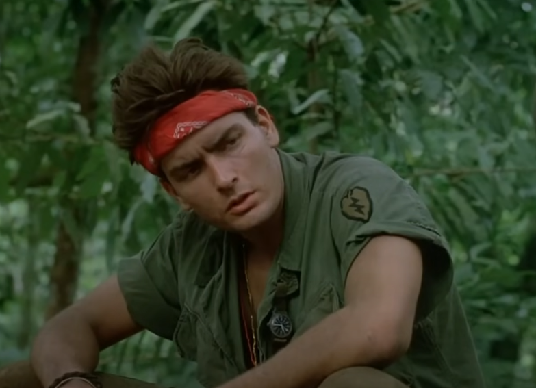 Screenshot of the movie Platoon