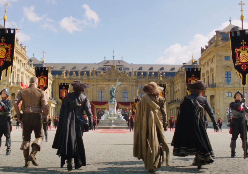 Screenshot of the movie The Three Musketeers