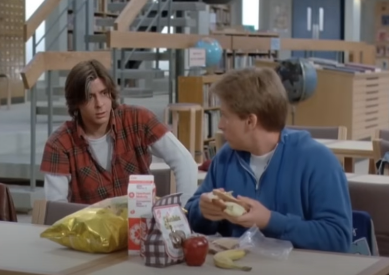 Screenshot of the movie The Breakfast Club