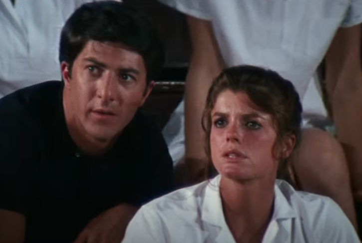 Screenshot of the movie The Graduate