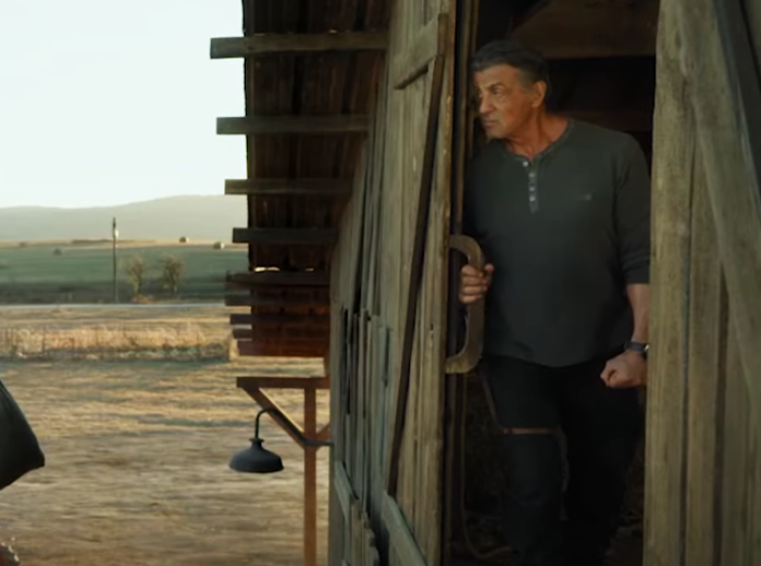 Screenshot of the movie Rambo: Last Blood