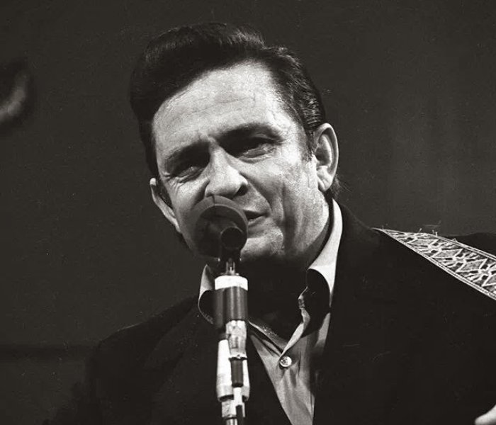 Johnny Cash Performing At San Quentin 1969