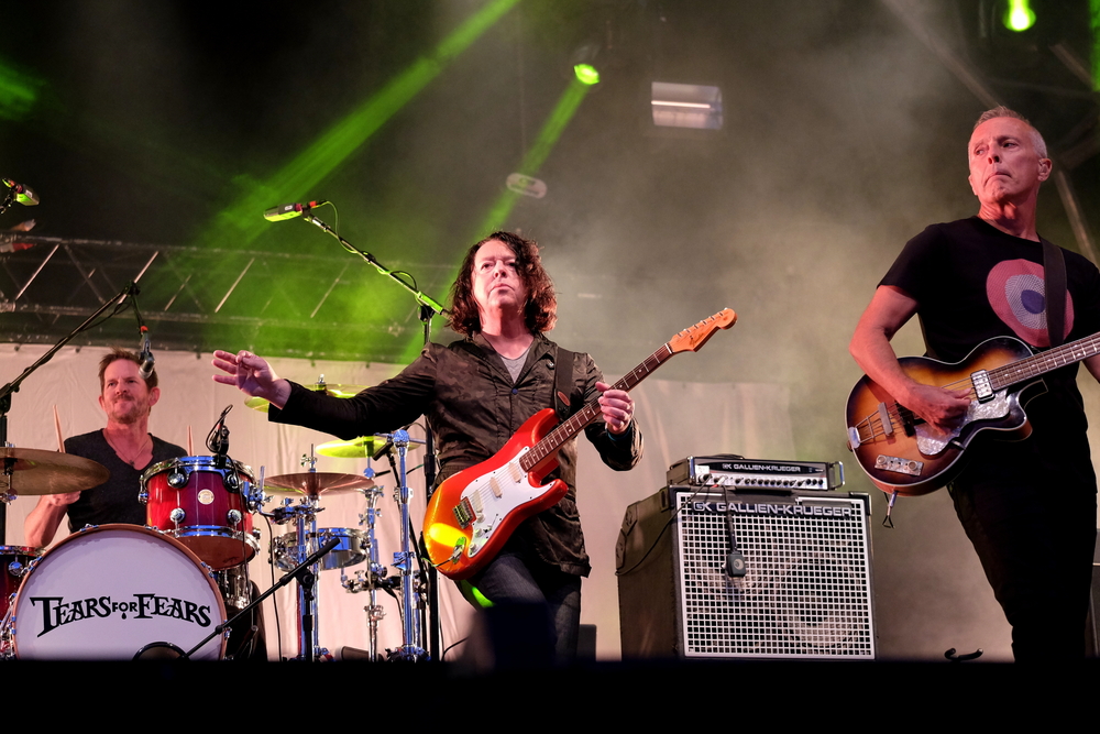 New Wave band Tears for Fears performing at Camp Bestival