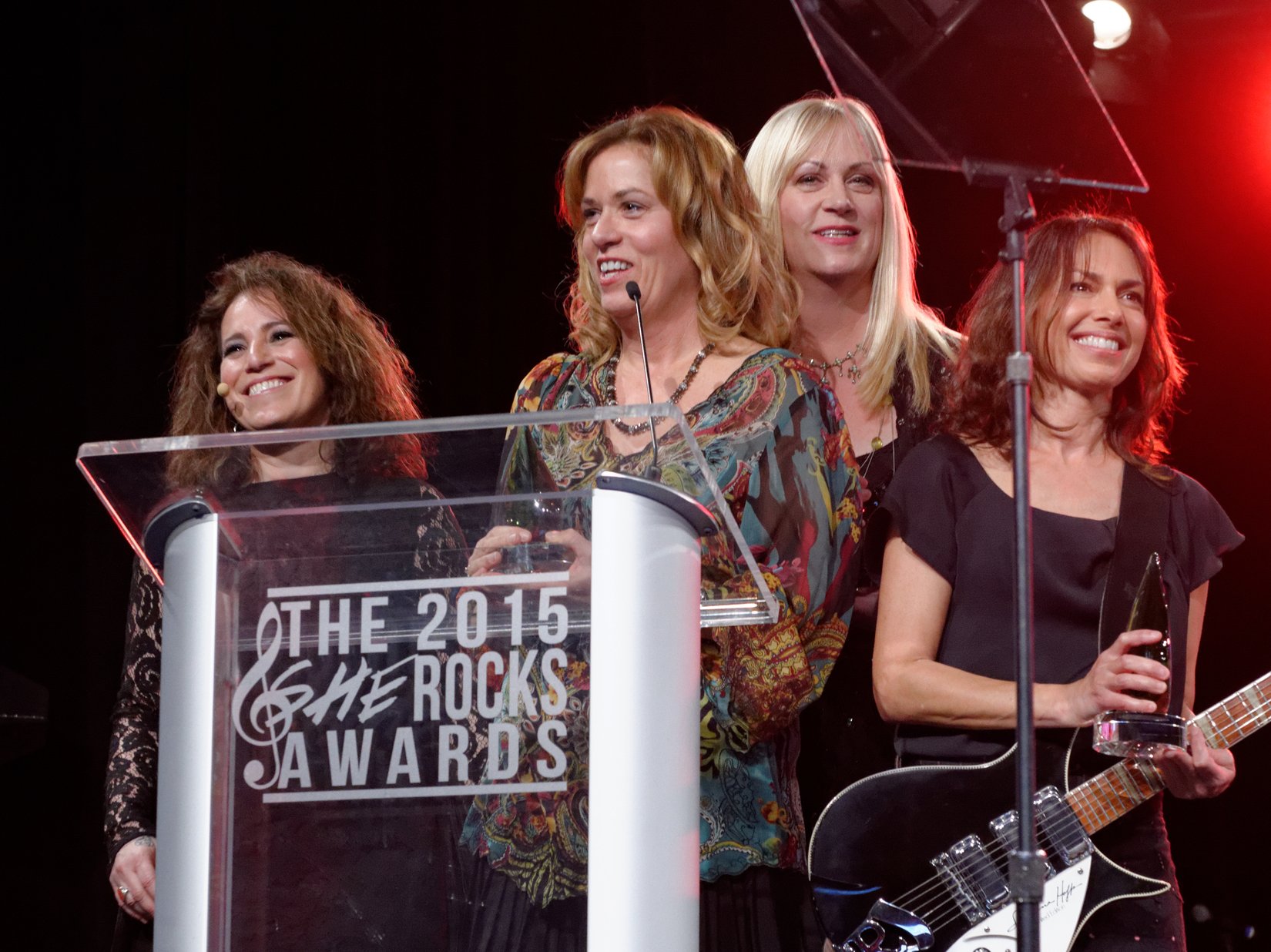 The Bangles performing live at the WiMN