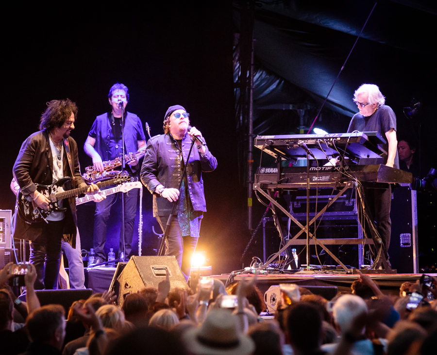American rock band Toto at the stage of Kirketorget