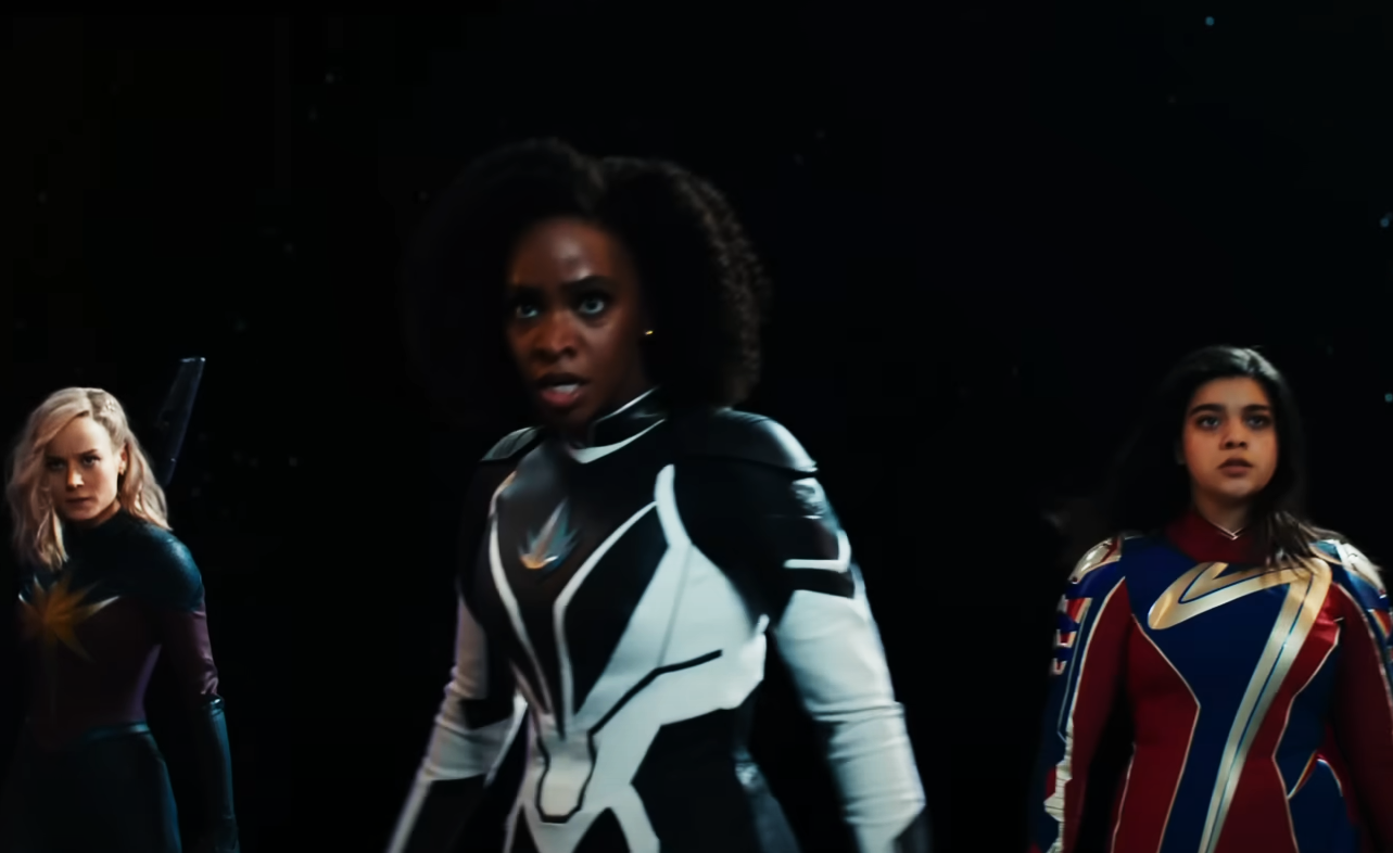 Screenshot of the movie The Marvels