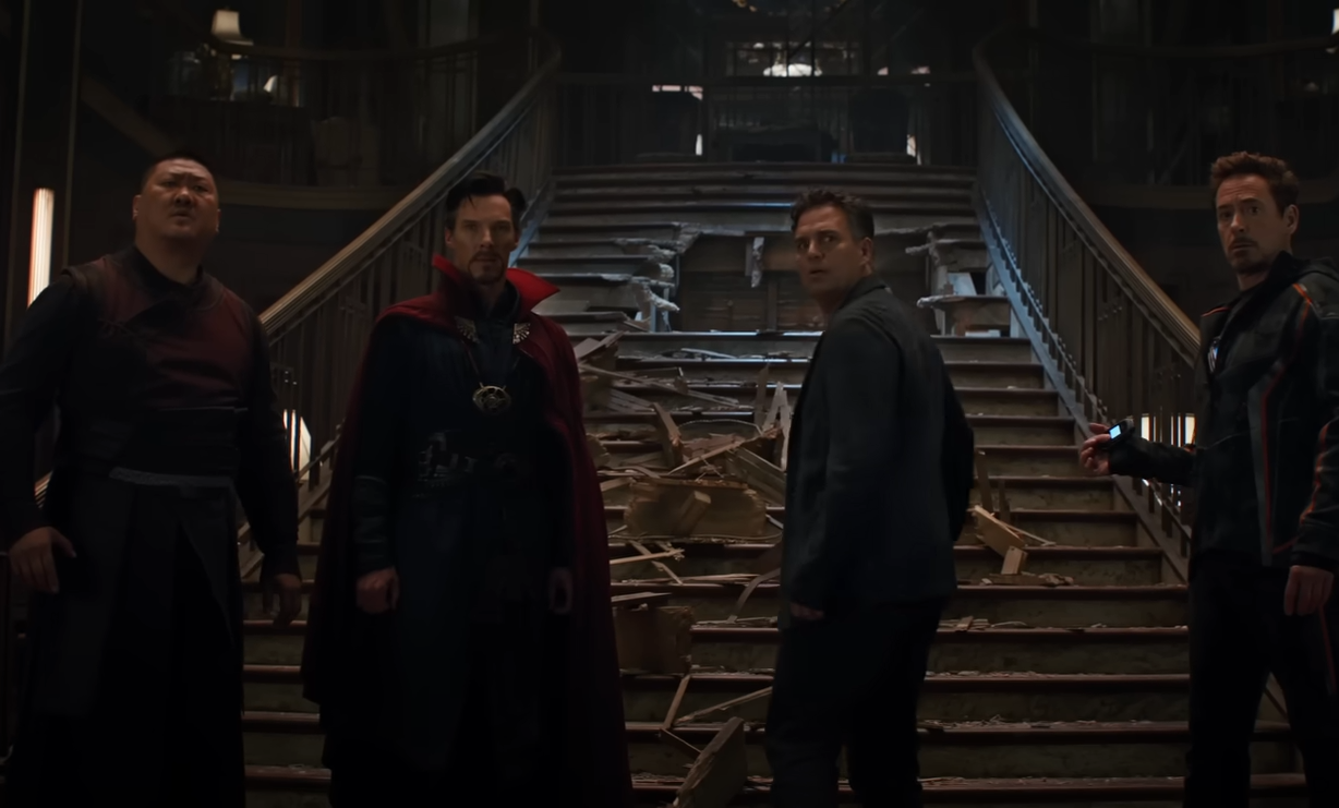 Screenshot of the movie Avengers: Infinity War